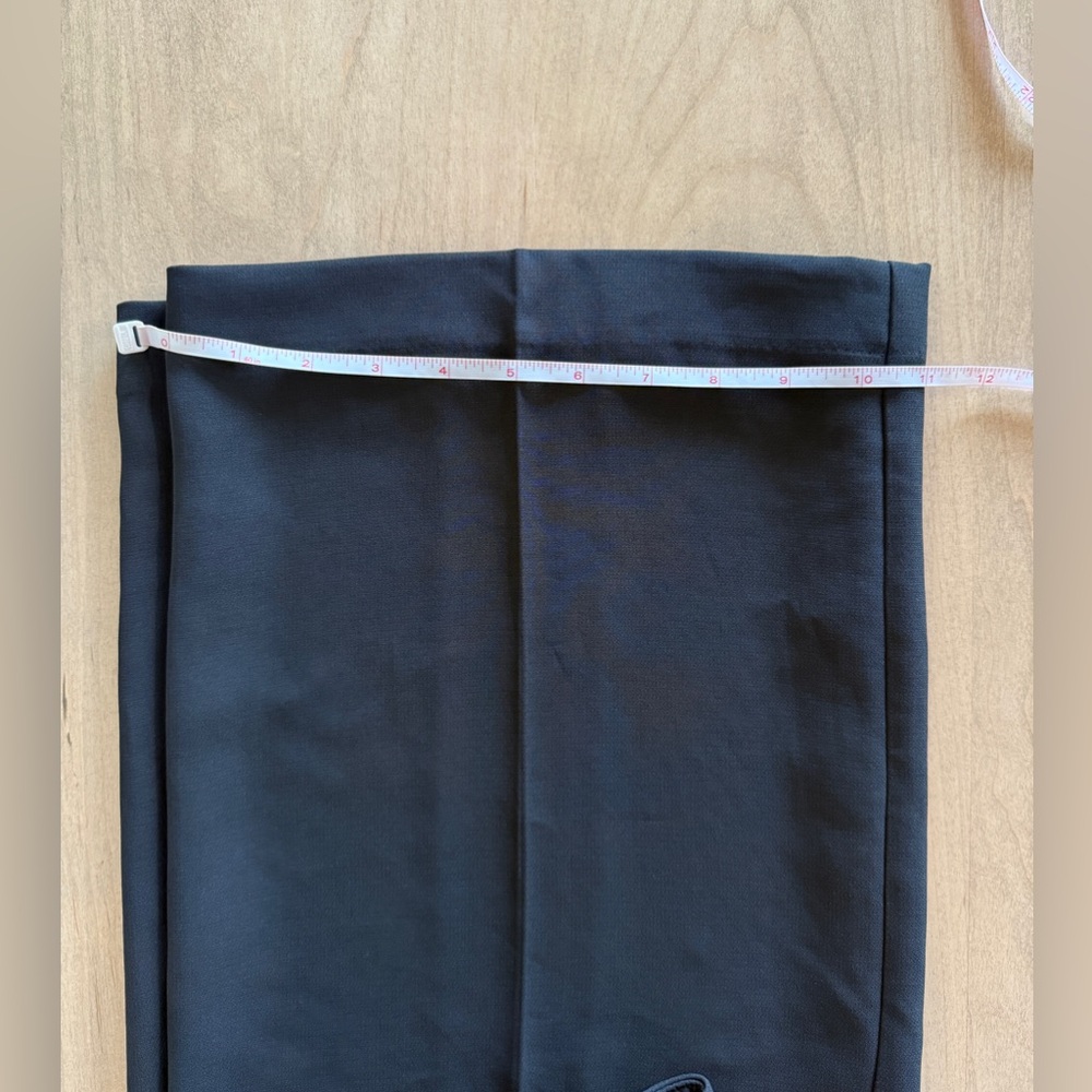 NWT LOFT Peyton Wide Leg Trousers Crepe Black, 6 - Picture 6 of 7